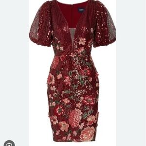Marchesa Notte Sequin Cocktail Dress NWT 🔥